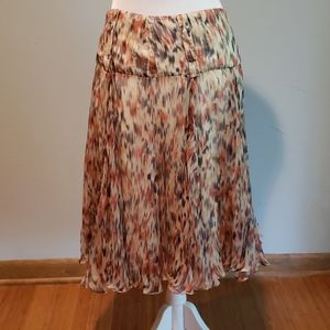 Burberry London Silk Skirt Size 8